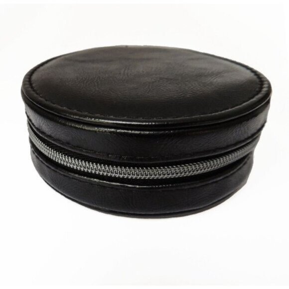 Small YSL Beaute round  black cosmetic bag, pouch, coin purse - Picture 6 of 7
